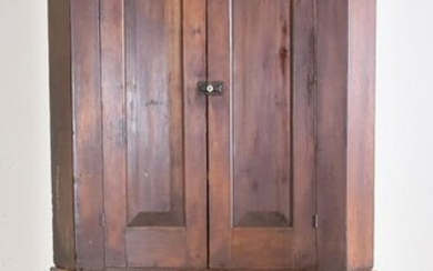 2-pc blind door softwood corner cupboard