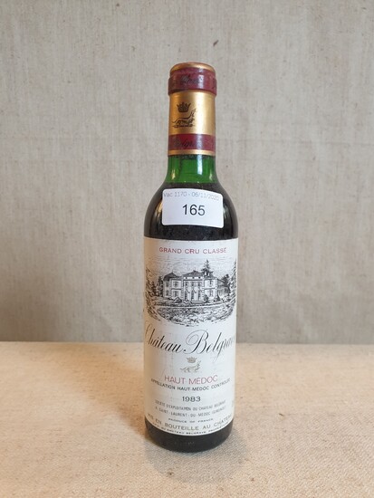 20 bottles 37,5 cl Château Belgrave 1983 Haut Médoc