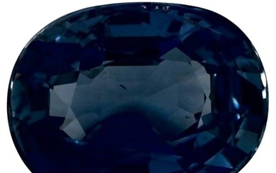 2.53 Cts Blue Sapphire Oval Cut Loose Gemstone