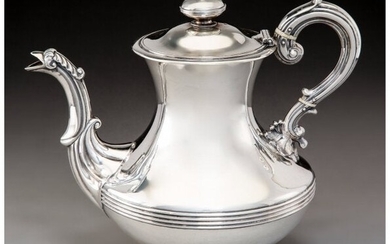 28065: A James Fray Silver Teapot, Dublin, 1837 Marks