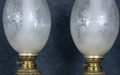 Lamp - Porcelain - Late 19th century