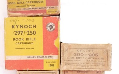 297/250 Rook and .300 or 295 Rook rifle ammunition, to...