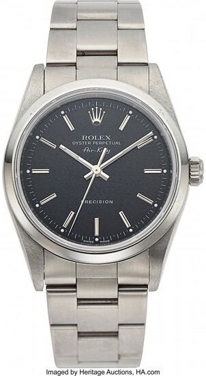 54165: Rolex, Steel Oyster Perpetual Air King Precision