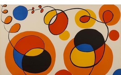 Alexander Calder Loops and Spheres, 1970