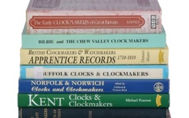 British clockmakers - eight volumes: Atkins