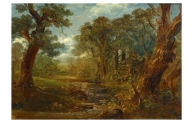 CIRCLE OF BENJAMIN BARKER (PONTYPOOL 1776-1838 TOTNES) Wooded...