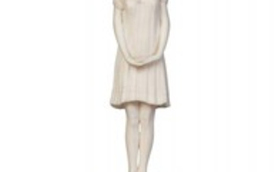 Dimitri Chiparus (1886-1947), a carved ivory figure...
