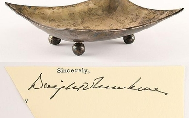 Dwight D. Eisenhower: Mexican Tray and Signature