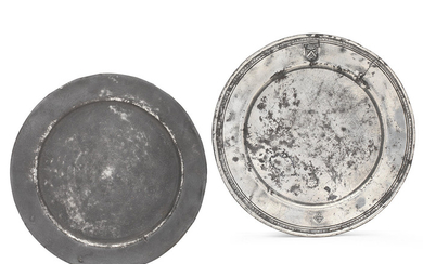 An Elizabeth I/James I pewter 'Spanish Trencher' plate, circa 1600