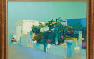 Nicola Simbari "Monreale" Oil on Canvas