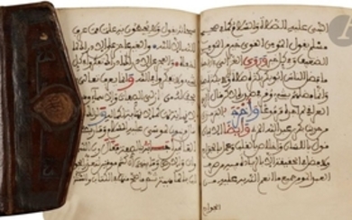 Petit manuscrit religieux, Afrique du Nord, XIXe s…