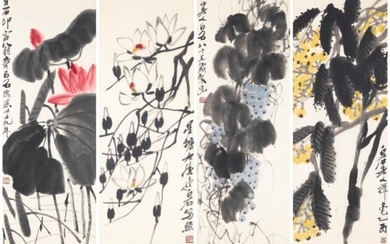 QI BAISHI (1863-1957), Flowers and Fruit