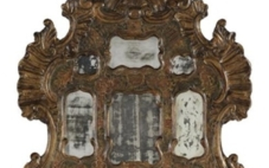 Unusual Giltwood Mirror in the Baroque Taste