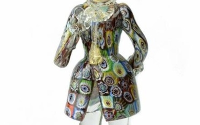 Vintage ’50 Murano glass sculpture murrine “ Cavaliere
