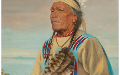 Henry Metzger (1876-1949), Chief Mato (Jumping Bear) Souix Indian