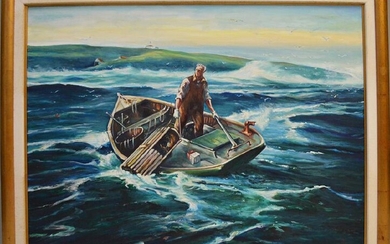 Philip Corley (Ireland born 1944) oil on Canvas, A