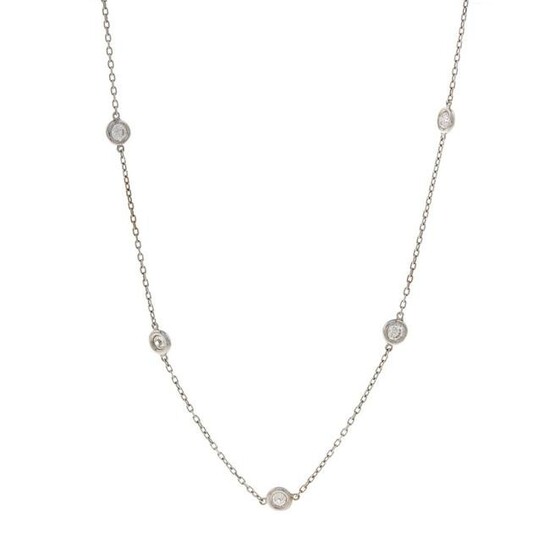 A 1.75 ctw Diamonds by the Yard Necklace in 14K
