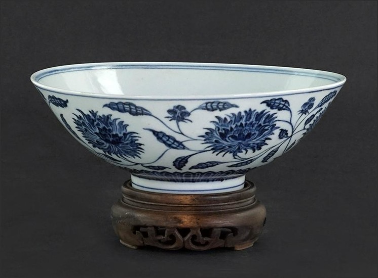 A Chinese Blue and White Porcelain Bowl.