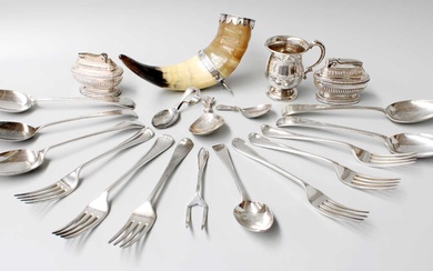 A Collection of Assorted of Silver and Silver Plate, the...