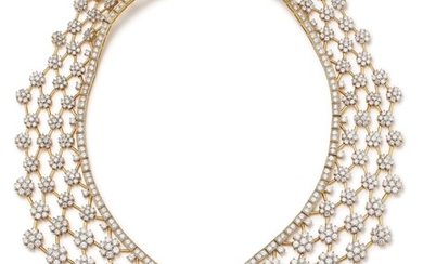 A Diamond and Gold Necklace