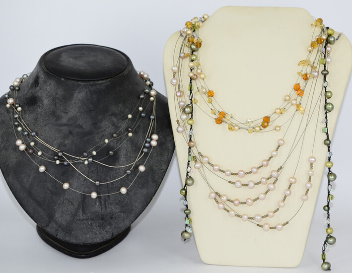 A GROUP OF NECKLACES