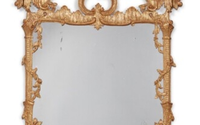 A George III Giltwood Mirror, Circa 1760