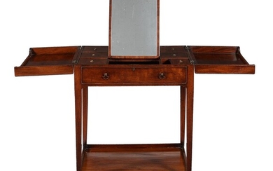 A George III mahogany dressing table