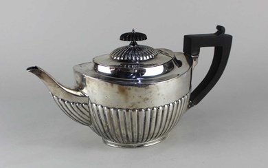A George V silver tea pot