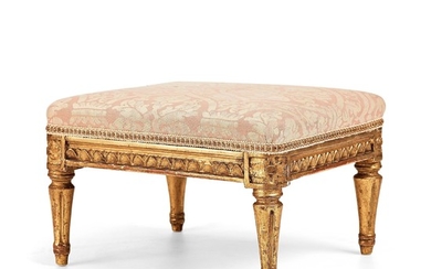A Gustavian late 18th century foot stool.