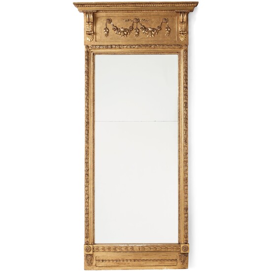 A Late Gustavian mirror attributed to Pehr Ljung.