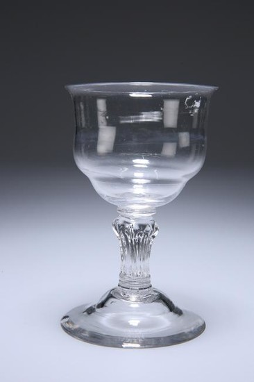 A MID-18TH CENTURY SILESIAN STEM SWEETMEAT GLASS, with