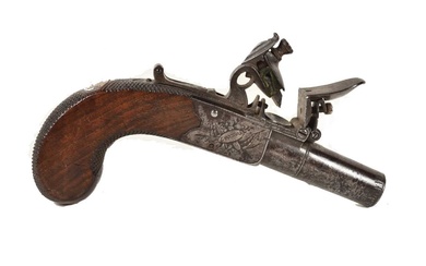 A Mid-19th Century Pocket Pistol by D.Egg of London