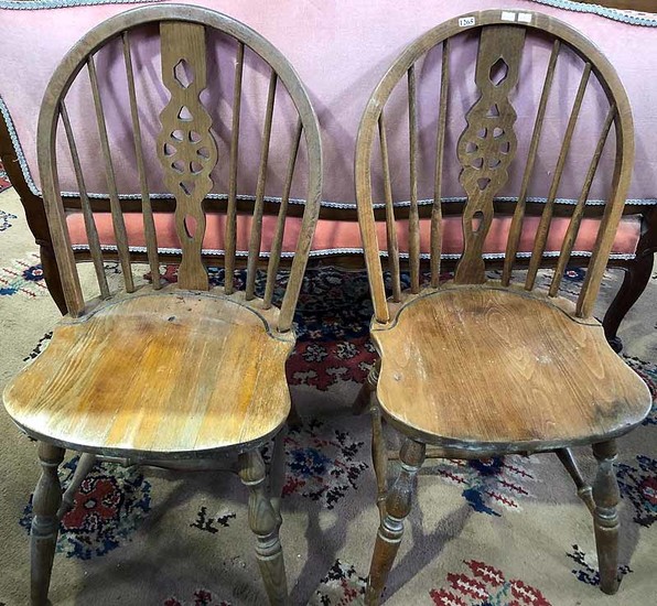 A PAIR OF COTTAGE CHAIRS
