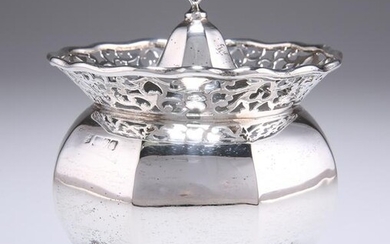 AN EDWARDIAN SILVER CADDY, by George Nathan &