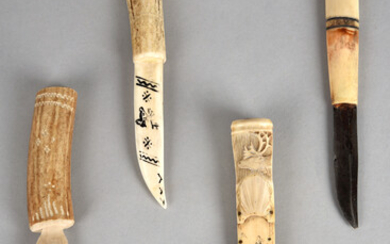A Sami knife and scabbard