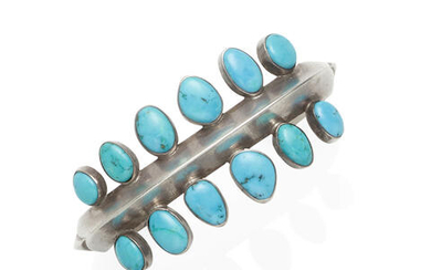 A Zuni cuff bracelet