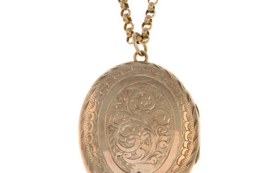 A locket with chain.