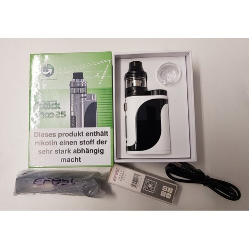 A quantity of Eleaf IStick Pico 25 Vaping Kits: (approx 20).
