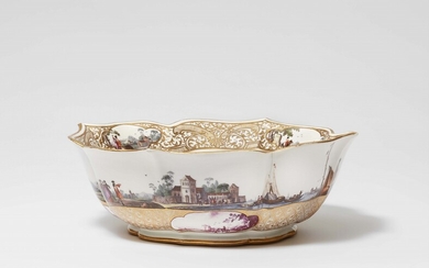 A rare Meissen porcelain bowl from the Christie-Miller Service