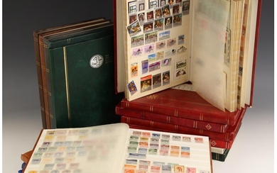 A very large World-wide collection of stamps housed in seven...