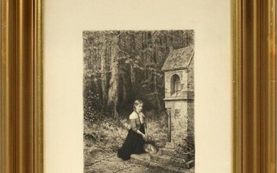 AFTER HUBERT SALENTIN ETCHING ON PAPER