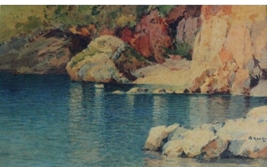 ALEKSEI VASILIEVICH HANZEN (1876-1937) SEA AND SHORE; AN ORI...
