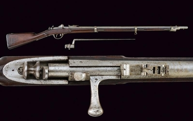 AN 1867 MODEL CARCANO INFANTRY RIFLE WITH BAYONET
