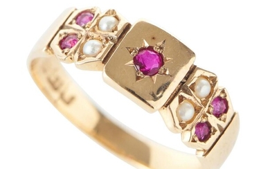 AN ANTIQUE RING BY WILLIS & CO.