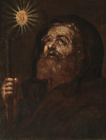 ARTISTA DEL XVII SECOLO Saint Francis of Paola.