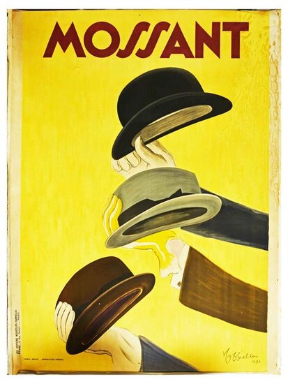 Advertising Poster Mossant Hats Leonetto Cappiello