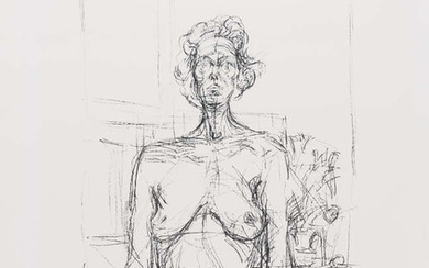 Alberto Giacometti (1901-1966) Nu Aux Fleurs (Lust 32)