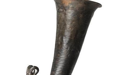 An Achaemenid bronze animal-headed rhyton