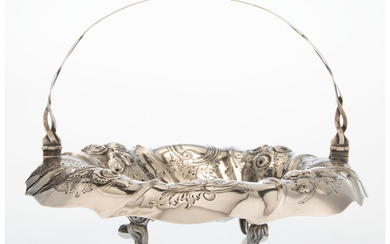 An American Coin Silver Footed Basket Retailed by Ball, Tompkins & Black (circa 1845)