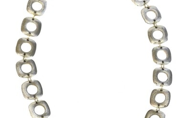 An Elsa Peretti for Tiffany & Co 'Square Cushion' necklace